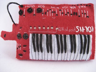 Illustration for article titled Miniature Synthesizer Replicas Cast in Felt Will Rock Your Tiny Mind